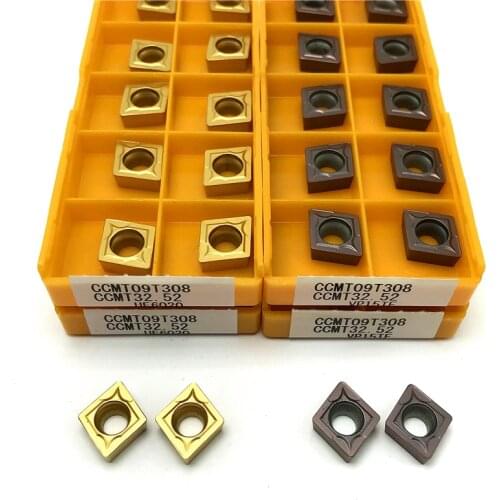Lathe tool Internal Turning Tools CCMT09T308 VP15TF carbide inserts turning insert CCMT 09T308 Cutting tool CNC tungsten carbide