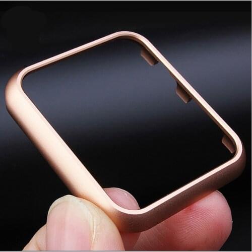 Cover For Apple Watch case 6 se 4 3 5 metal frame screen protector shell bumper Accessories iwatch case 42mm 38mm 44mm 40mm