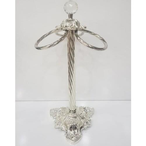 3 Piece Kitchen Towel Holder Silver Colour Metal Decorative Bathroom Towel Accessories Metal