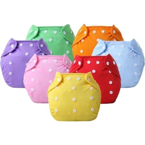 Baby Washable Reusable Real Cloth Pocket Nappy Diaper Cover Wrap Baby kid Newborn Nappies Adjustable Diaper Washable Cloth Diap