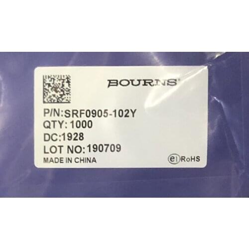 SRF0905-102Y BOURNS Chip common mode inductor 9x6x5 1000UH 0.8A