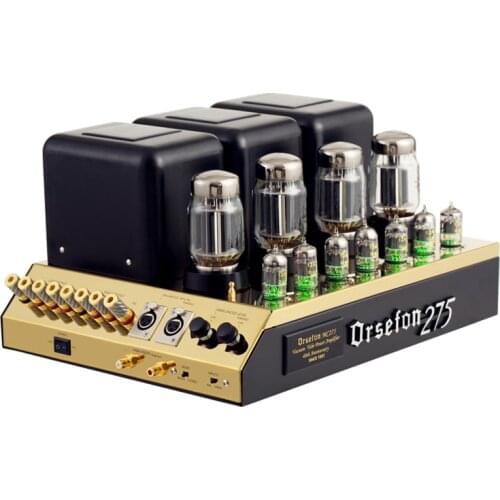 Hot sell！Latest 1:1 clone Mcintosh MC275 classic HIFI tube power amplifier ，output power 75W，KT88 tube amplifier，input 110V/220V