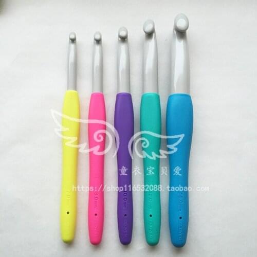 Imported From Japan Clover Amure Series Candy Color Super Thick Plastic Crochet