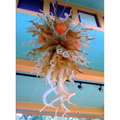 Italy Design Handmade LED Blown Glass Chihuly Chandelier Lighting Murao Glass Chandeliers