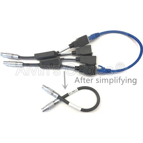 Alvins Cables Z CAM E2 Sync Cable for Dual Camera 10 Pin Male to 10 Pin Male Cord K2 Pro Prototype