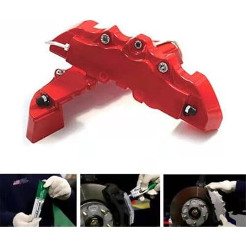 New 4Pcs 3D Disc Brake Caliper Cover Universal Style Disc Front and Rear Kit With Logo Car For BMW AUDI BENZ HONDA TOYOTA