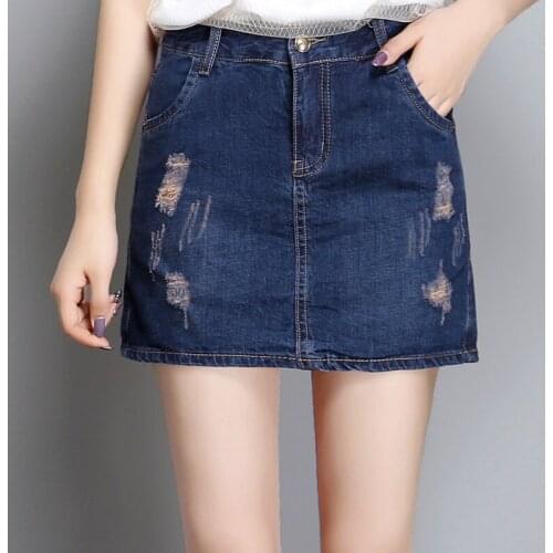 Let－Setting Denim Skirts For Women