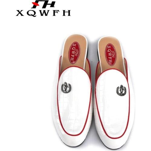 Summer Mens White Leather Slippers Indoor Comfortable Breathable Male Slipper Outdoor Men Beach Shoes Flax Lovers Slippers