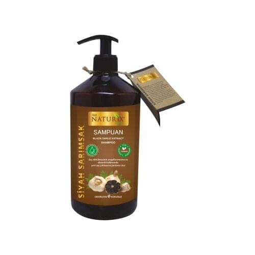 Naturix For All Hair Types Natural Black Garlic Extract 600 Ml Hair Care Shampoo