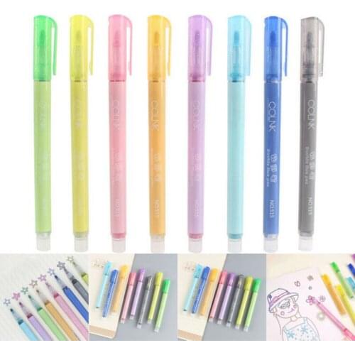 Gift Card Writing Drawing Double Lines Outline Pen Out Line Pen Fine Liner Marker Calligraphy Lettering 8 Color Scrapbooking Pen