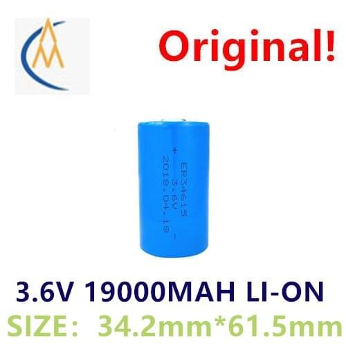 Er34615 water meter gas meter turbine flowmeter GPS locator Internet of things 1 D type 3.6V lithium battery pack without pin