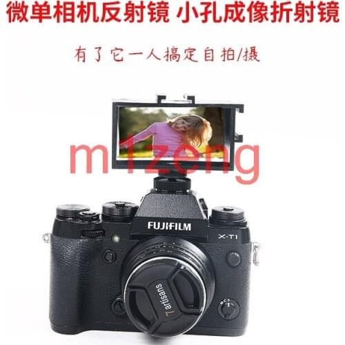 Selfie Flip Screen Periscope hotshoe Bracket For Sony A6000 a6500 a6600 fuji xt2/3/10/20/30 xt4 gx85 nikon z6/7 camera vlog