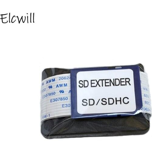 25/48/62CM Standard SD SDHC Memory Card Kit Male to SD Female Extension Soft Flat FPC Cable Extender