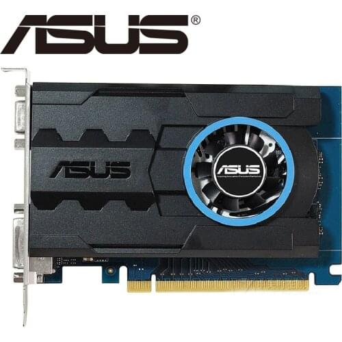 ASUS Video Card Original GT730 1GB SDDR3 Graphics Cards for nVIDIA Geforce GPU games Dvi VGA Used Cards On Sale