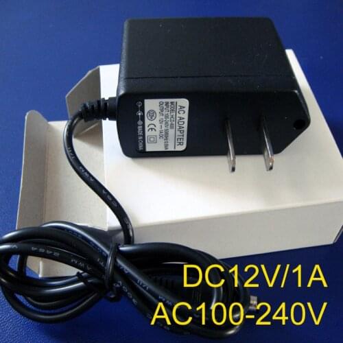 High quality 12V 1A LED Strip Power supply led 12vdc Switching power supply,DC12V led adapter free shipping 1pcs/lot