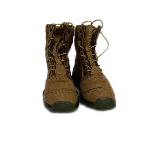 [wamami] 1:6 Scale Action Figure Toy Brown Combat Boots/Shoes