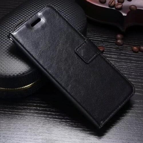 10pcs/lot free shipping Crazy Horse Wallet Leather Case For Samsung J2 PRO 2018 Photo Frame Card Slots