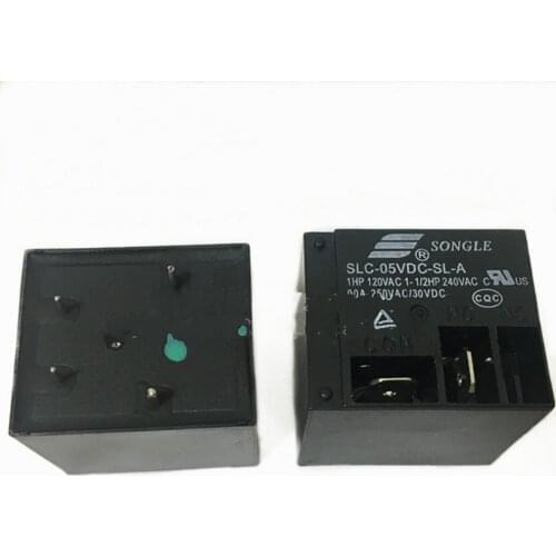 10PCS/lot Power relays SLC-05VDC-SL-A 5V 30A T91 HF2100 4PIN A group of normally open