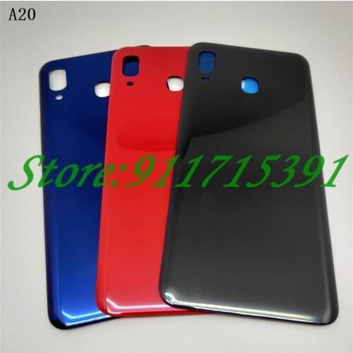 10Pcs Back Battery Door Cover For Samsung Galaxy A20 A205 A30 A305 A40 A405 A50 A505 A70 A705 2019 Rear Case Housing