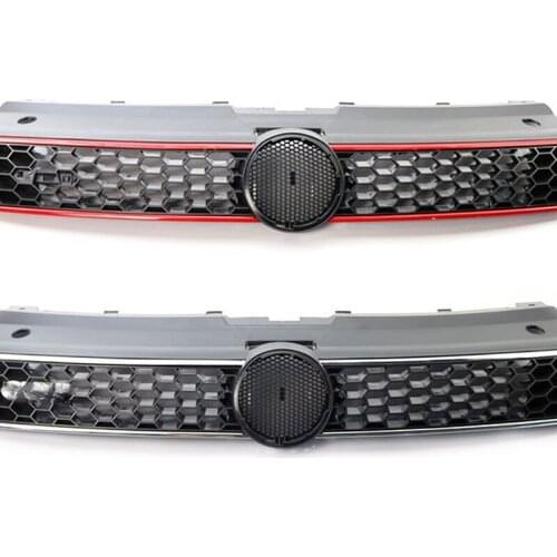 2-color honeycomb Racing Grille For Volkswagen Polo Modified GTI in 2009-2014