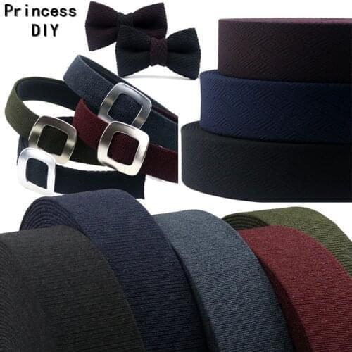 5Meter/Lot 16 30 50mm High Quality Riband Tape Korea Ribbon Single Color Grosgrain Fabric Layering DIY Craft Decorate Material