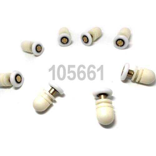 8PCS New Bathroom Steam Shower Door Pulleys Runners Rollers Single Wheels 25mm