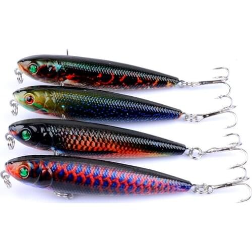 8cm/8.8g Floating Minnow Hard Fishing Lures Wobbler Swimbait Artificial Bait With Treble Hook Crankbaits Bass Tackle