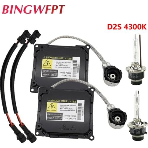 BINGWFPT Replacement Lexus 8596751050 D2S D2R HID XENON Ballast Headlight Set DENSO KOITO KDLT003 DDLT003 For Toyota 85967-51050