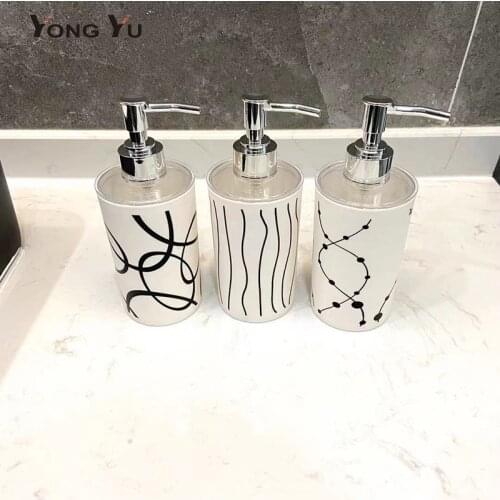 330ml Bathroom Soap Dispensers Plastic Lotion Shampoo Shower Gel Holder Soap Dispenser for Home Decoration
