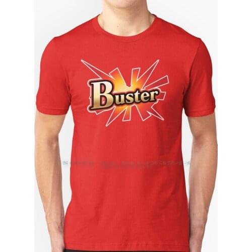 Fgo Buster Card Shirt T Shirt 100% Pure Cotton Fgo Fate Go Buster Fate Grand Order Buster Creative Trending Vintage Cool Gift