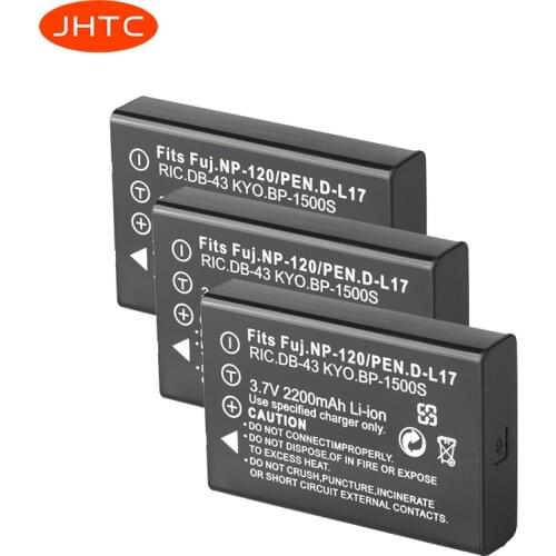 NP-120 FNP120 NP120 Battery for Fujifilm FinePix F10 F11 Zoom M603 MX4 603 bateria celular DLI7 2200mAh np 120 Batterie Camera