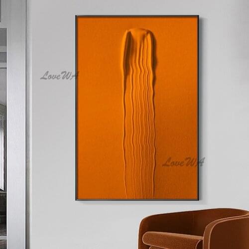 Simple Warm Colors Are Abstract Color Oil Paintings New Arrival Home Decoration Wall Canvas Large Size Lliving Room Wall Picture