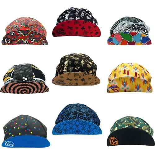 Classic Bicycle Cycling Caps Breathable Bike Wear Hats Free Size Be Elastic 9 Style Arbitrary Choice