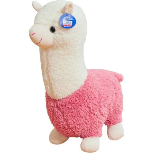 Creative funny grass mud horse doll big animal alpaca plush toy cute sheep doll pillow birthday gift girl 31inch 80cm DY50841