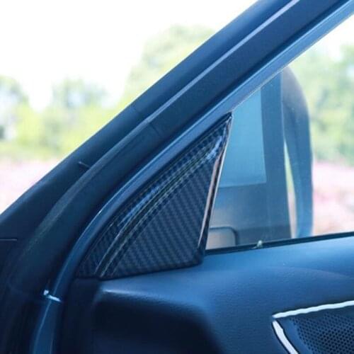 Car Interior Window Post Triangle Panel Cover Chrome Decoration for Chery Tiggo 8 2018 2019 2020 2021 Accessories Auto Styling