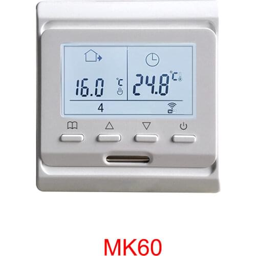 MK60E/ MK60WL WiFi Tuya Smart LCD Screen Room Thermostat Temperature Controller for Water/Electric floor Heating Gas Boiler