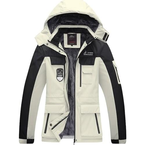 2021Winter Women Men Inner Fleece Waterproof Hiking Jackets Outdoor Sports Warm Camping Trekking Skiing Coat Brand Size 8XL