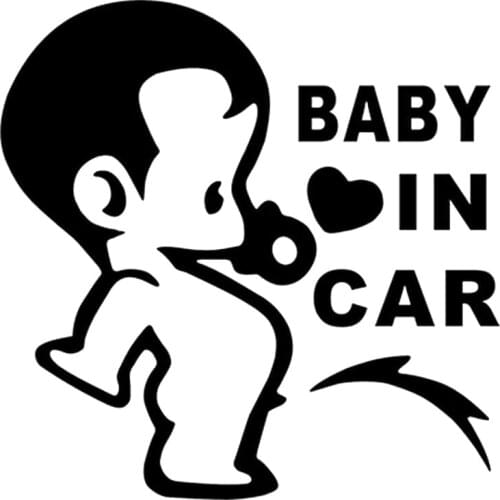Pullight Stickers Baby In The Car
