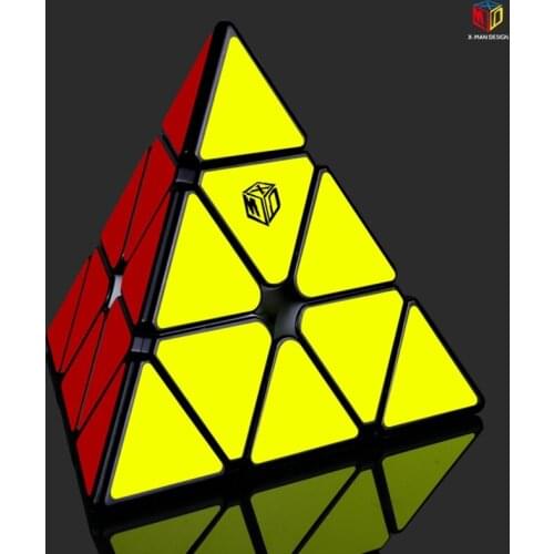 QIYI XMD X-MAN DESIGN Qiyi 3x3x3 pyramid magnetic magic cube 3x3x3 speed cubes puzzle cubo magico profissional game cube gear