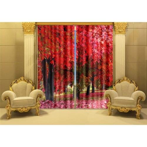 Luxury Blackout 3D Window Curtains For Living Room office Bedroom Drapes cortinas Rideaux Customized size Jungle Scenery print