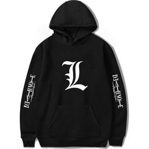 Death Note Hoodies Mens Women Hot Anime Winter Casual Sweatshirt Fashion Loose Pullover Hoodies Long Sleeve Tops SUNOWE