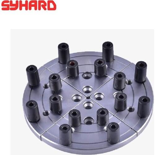 5" 8" inch Flat Jaws With Rubber Column Screw Clamping range 50-135mm 45-205mm