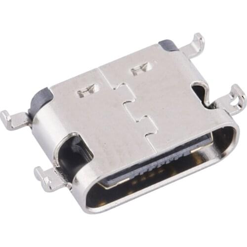 1.6mm USB 3.1 Type C 16 Pin SMT Socket Connector SMD 90 degree female connector For Mobile Phone Charging port Charging Socket