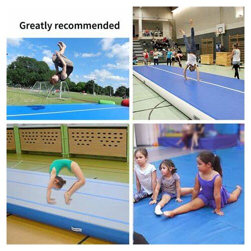 Free Shipping Airtrack 6x1x0.1m Gym Mat Inflatable Air Tumble Track for Sale Inflatable Gymnastics Mat For Children
