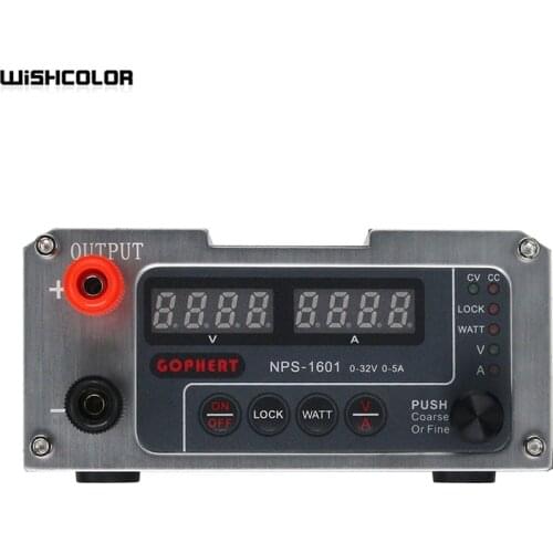 For Gophert NPS-1601 DC Regulated Power Supply 0-32V 0-5A Digital Adjustable DC Power Supply