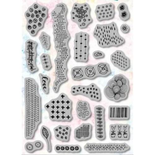Background Clear Silicone Stamp / seal for DIY Scrapbooking / Album Decorative Clear Stamp Sheets A267