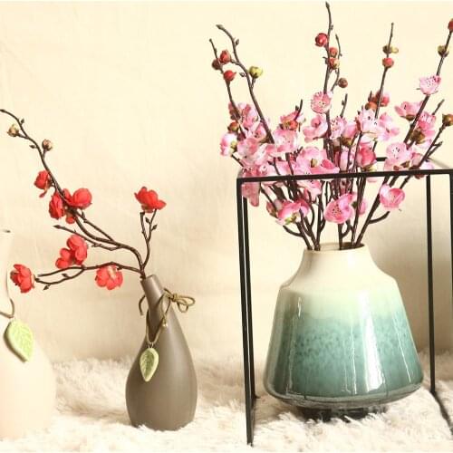 Artificial Flowers Bottle Bokeh Flower Artificial Flower Plant Bonsai Wedding Decoration Ins Wind Sztuczne Kwiaty Valentine#W