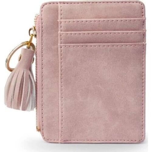 Wallet Tassel High Quality Leather Men short Wallets for women Coin purse Clutch Bags Card Holders