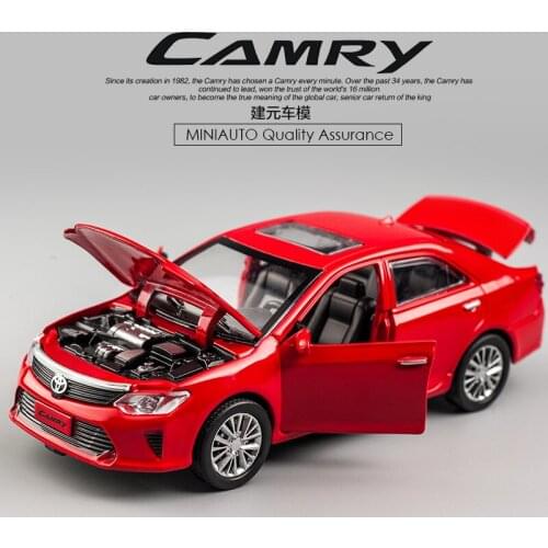 1:32 Seventh Generation TOYOTA CAMRY Alloy Car Model Diecast Metal Toy Vehicles Car Model Sound Light Simulation Childrens Gift