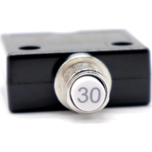 30Amp Push Button Circuit Breaker Manual Overload Protector Switch Fuse